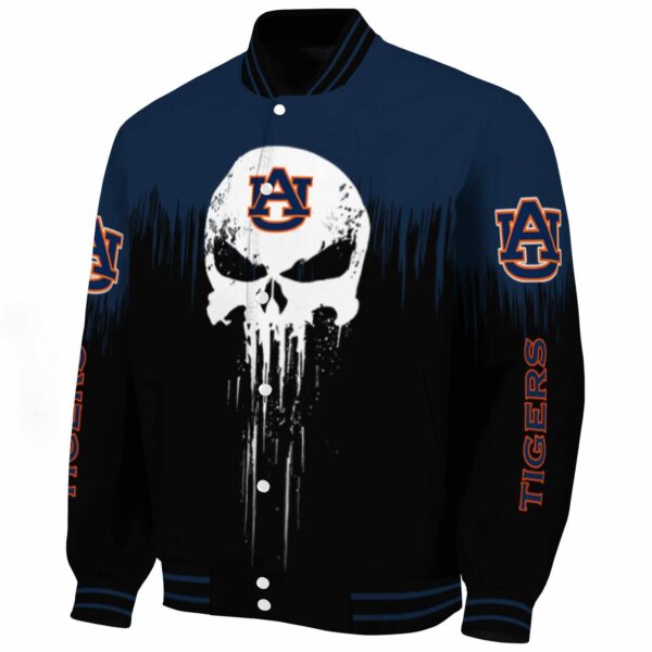 auburn tigers punisher skull navy blue black white jacket best selling jacketwow