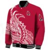 ball state cardinals tribal art red white black jacket best selling jacketwow