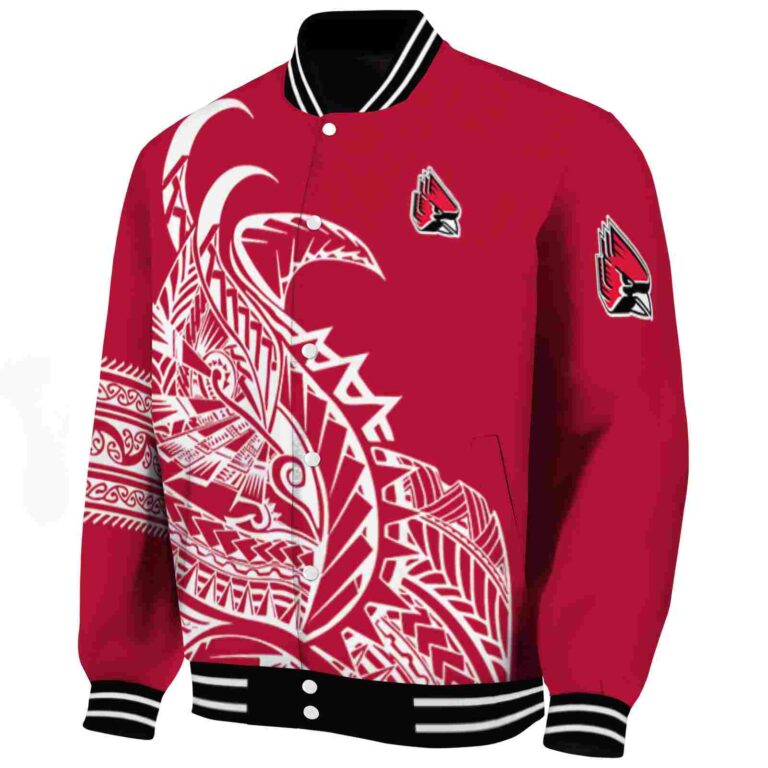 ball state cardinals tribal art red white black jacket best selling jacketwow