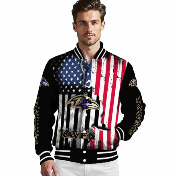 baltimore ravens patriotic theme black jacket high quality jacketwow