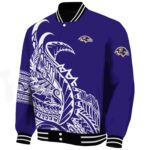 baltimore ravens tribal art purple white black jacket best selling jacketwow