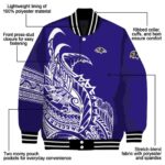 baltimore ravens tribal art purple white black jacket best selling jacketwow