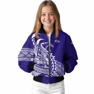 baltimore ravens tribal art purple white black jacket top rated jacketwow