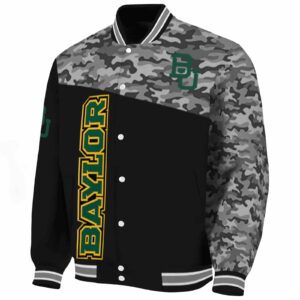 baylor bears camo patchwork black jacket best selling jacketwow
