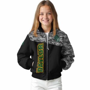 baylor bears camo patchwork black jacket top rated jacketwow