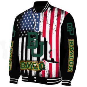 baylor bears patriotic theme black jacket best selling jacketwow