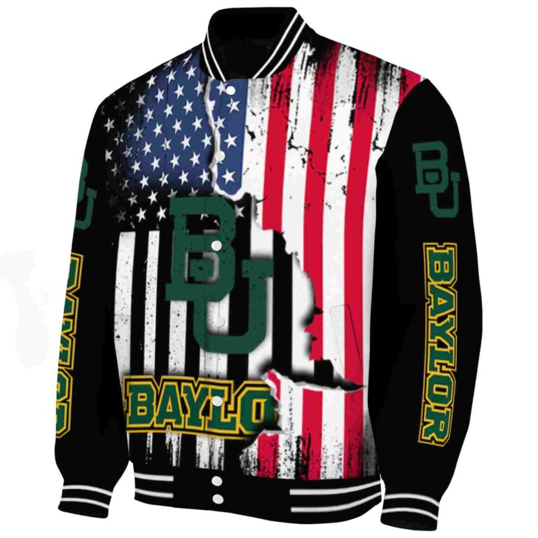 baylor bears patriotic theme black jacket best selling jacketwow