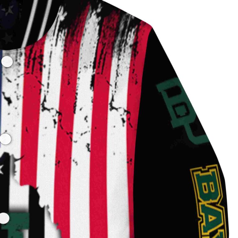 baylor bears patriotic theme black jacket premium grade jacketwow