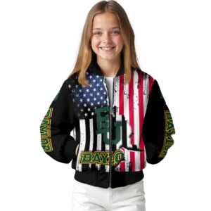 baylor bears patriotic theme black jacket top rated jacketwow