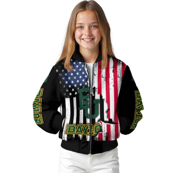 baylor bears patriotic theme black jacket top rated jacketwow
