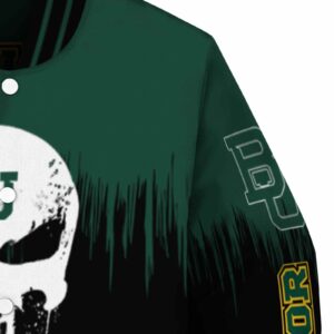 baylor bears punisher skull green black white jacket premium grade jacketwow