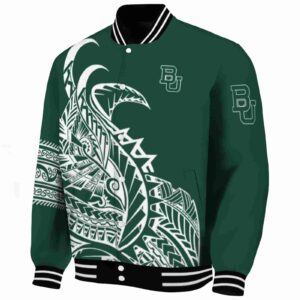 baylor bears tribal art green white black jacket best selling jacketwow