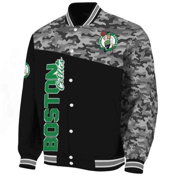 boston celtics camo patchwork black jacket best selling jacketwow