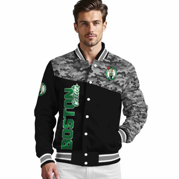 boston celtics camo patchwork black jacket high quality jacketwow