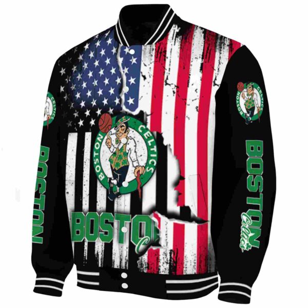 boston celtics patriotic theme black jacket best selling jacketwow