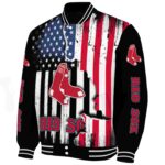 boston red sox patriotic theme black jacket best selling jacketwow