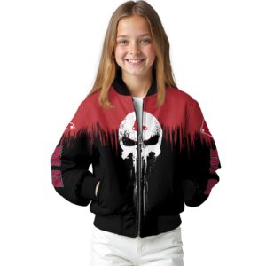 boston red sox punisher skull red black white jacket top rated jacketwow