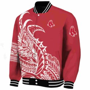 boston red sox tribal art red white black jacket best selling jacketwow