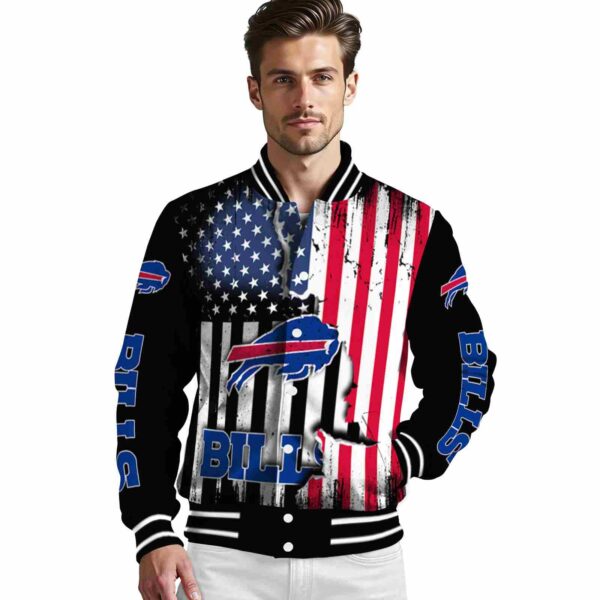 buffalo bills patriotic theme black jacket high quality jacketwow