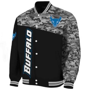 buffalo bulls camo patchwork black jacket best selling jacketwow