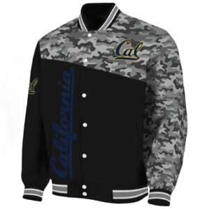 california golden bears camo patchwork black jacket best selling jacketwow