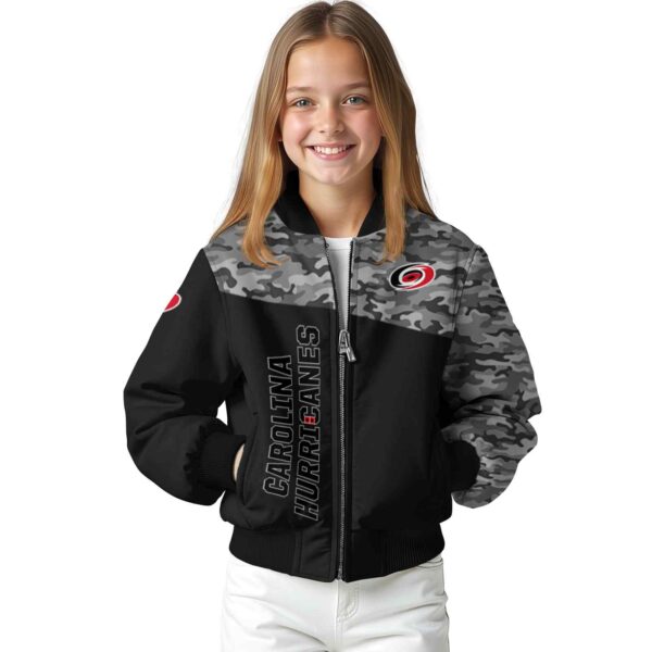 carolina hurricanes camo patchwork black jacket top rated jacketwow