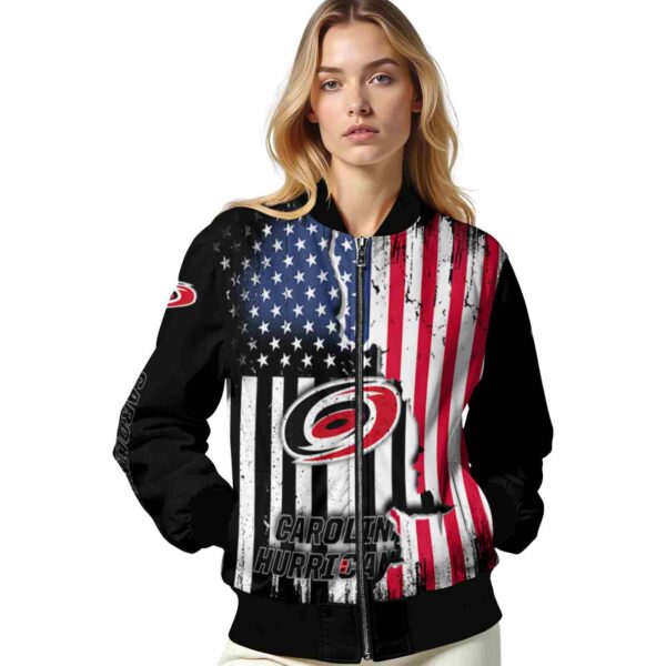 carolina hurricanes patriotic theme black jacket latest model jacketwow