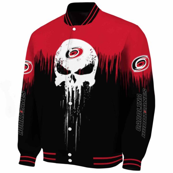carolina hurricanes punisher skull red black white jacket best selling jacketwow