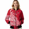 carolina hurricanes tribal art red white black jacket latest model jacketwow