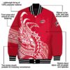 carolina hurricanes tribal art red white black jacket new arrival jacketwow