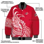 carolina hurricanes tribal art red white black jacket best selling jacketwow
