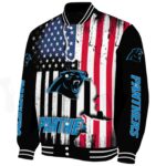 carolina panthers patriotic theme black jacket best selling jacketwow