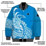 carolina panthers tribal art blue white black jacket best selling jacketwow