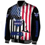 charlotte hornets patriotic theme black jacket best selling jacketwow