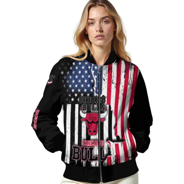 chicago bulls patriotic theme black jacket latest model jacketwow