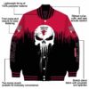 chicago bulls punisher skull red black white jacket new arrival jacketwow