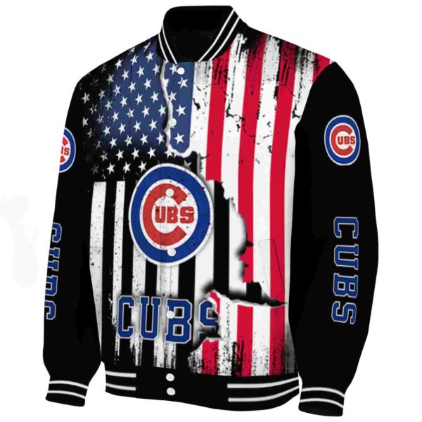 chicago cubs patriotic theme black jacket best selling jacketwow