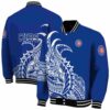 chicago cubs tribal art blue white black jacket fashion forward jacketwow