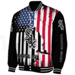 chicago white sox patriotic theme black jacket best selling jacketwow