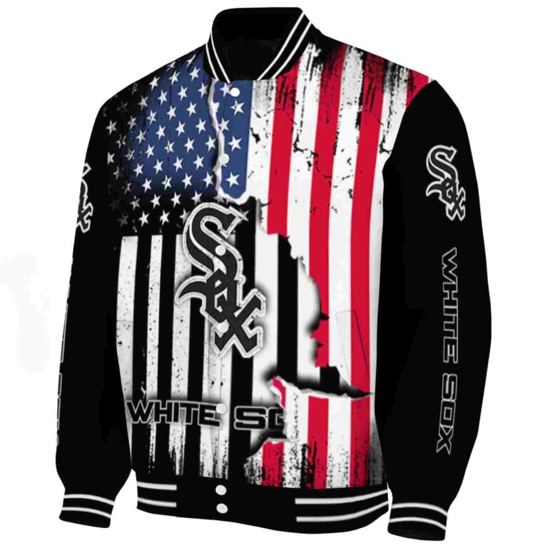 chicago white sox patriotic theme black jacket best selling jacketwow