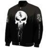 chicago white sox punisher skull black white jacket best selling jacketwow