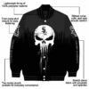 chicago white sox punisher skull black white jacket new arrival jacketwow