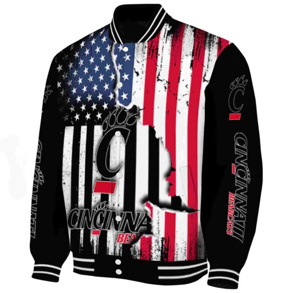 cincinnati bearcats patriotic theme black jacket best selling jacketwow