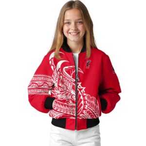 cincinnati bearcats tribal art red white black jacket top rated jacketwow