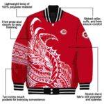 cincinnati reds tribal art red white black jacket best selling jacketwow