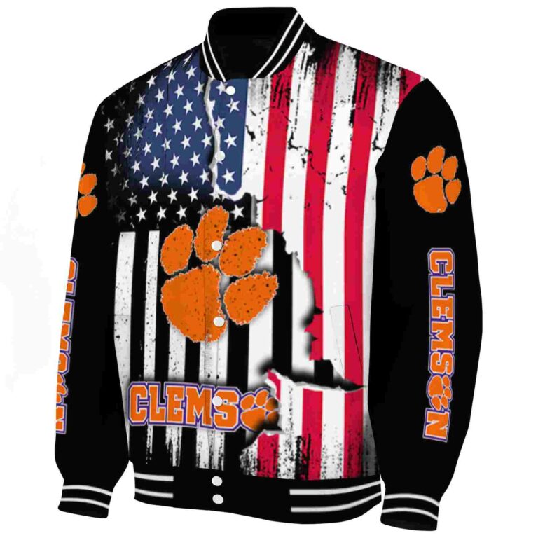 clemson tigers patriotic theme black jacket best selling jacketwow
