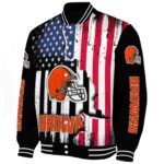 cleveland browns patriotic theme black jacket best selling jacketwow