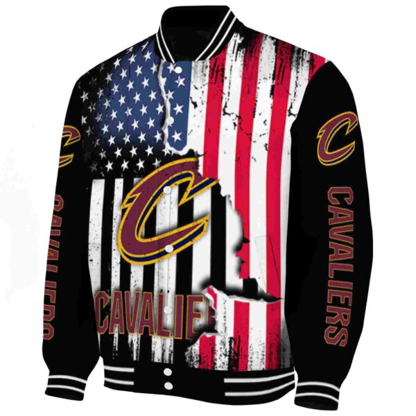 cleveland cavaliers patriotic theme black jacket best selling jacketwow
