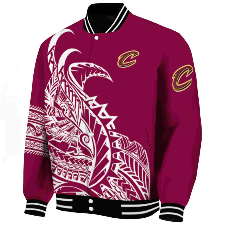 cleveland cavaliers tribal art wine white black jacket best selling jacketwow