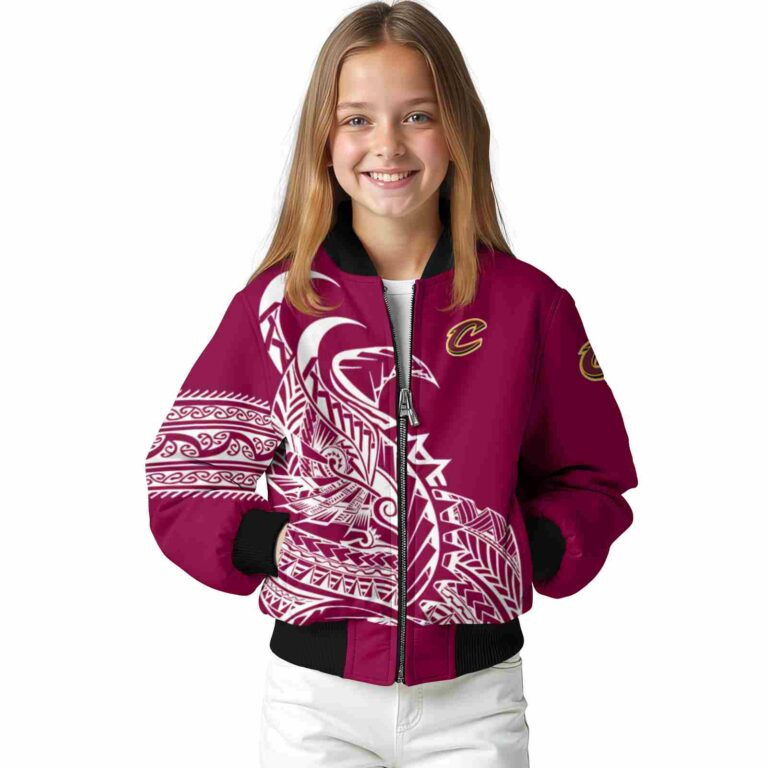 cleveland cavaliers tribal art wine white black jacket top rated jacketwow